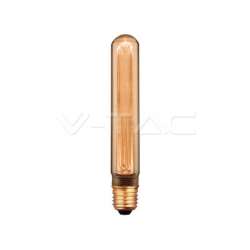 Bombilla LED filamento Tubular Amber Cover E27 T30 1800K 2W 300°