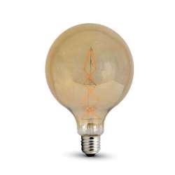 Lámpara led globo filamento Gold Cover E27 2200K 8W 360° 