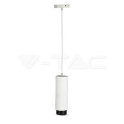 Aplique colgante para bombilla LED GU10 cylindrical design blanco y negro
