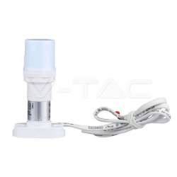 Sensor crepuscular para bombillas LED 360° empotrable