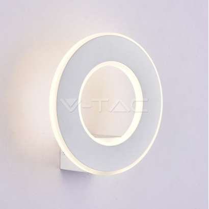 Aplique LED de pared Serie Geometric Circle 9W 360° IP20 Blanco