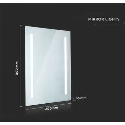 Espejo rectangular LED...