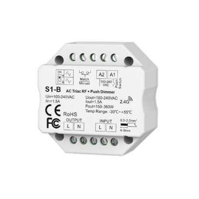 ReguladorLED AC TRIAC RF +...