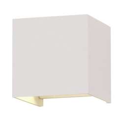 Aplique LED de pared Serie Design Cube  6W 120° IP65 Blanco