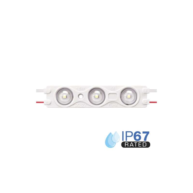 Módulo LED para rotulación Verde 1.5W 3LED IP67 12V Diodo SMD2835