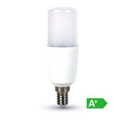 Lámpara Led T37 E14 9W 300° tapa blanca