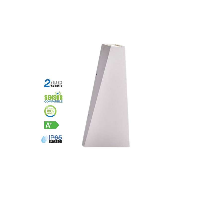 Aplique LED de pared Serie Style 6W 15°/120° IP65 Blanco