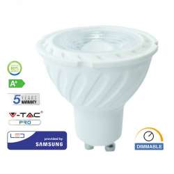 Dicroica LED Samsung GU10 6.5W 110° 220V Regulable Gama PRO