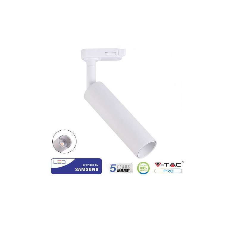 Foco Proyector LED COB Samsung PRO 4 Núcleos 7W 24° Blanco