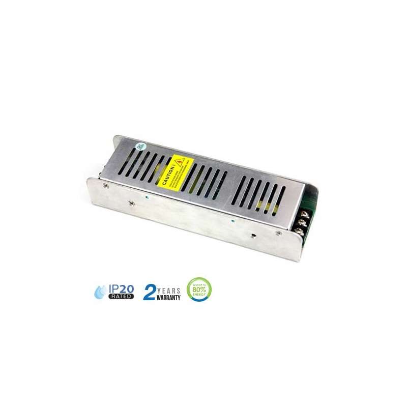 Fuente de alimentación para tiras LED 150W 12VDC 12.5A Regulable