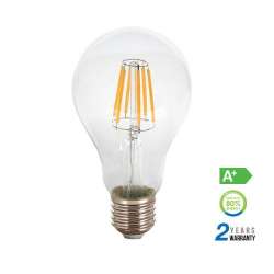 Lámpara led filamento A67 E27 8W 300°