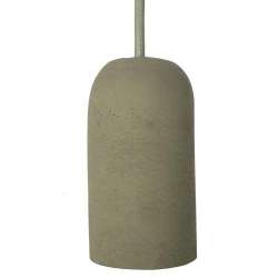 Portalámparas Serie Concrete Holder E27 Cable Textil 1m