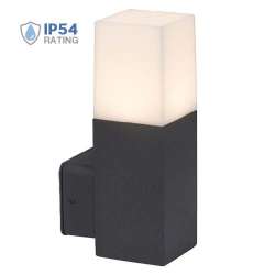 Lámpara de pared para jardín Serie Exclusive Prismatic IP54 Negro