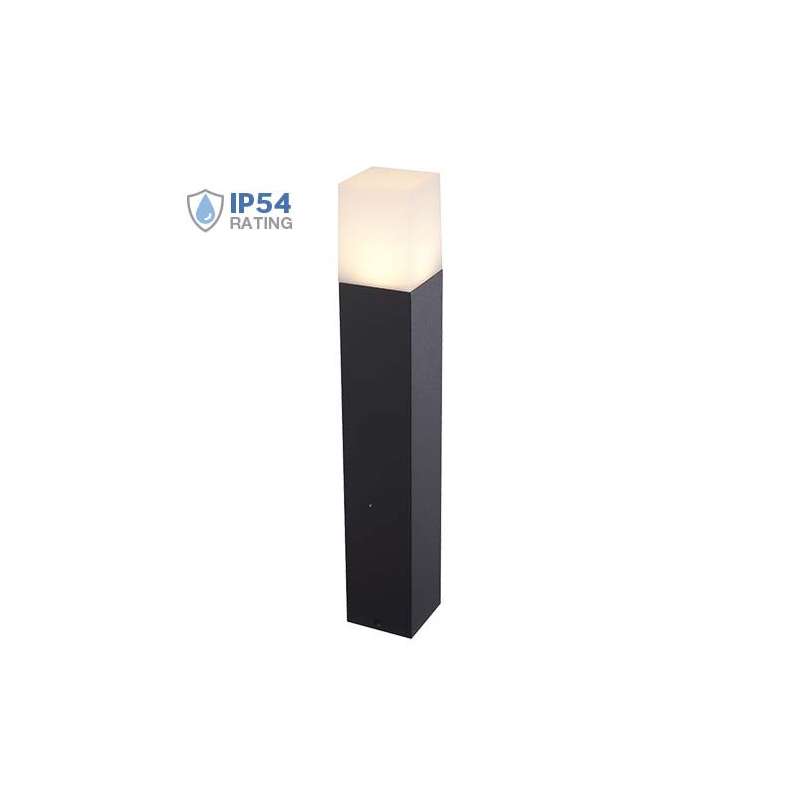 Lámpara de pie para jardín Serie Exclusive Prismatic IP54 Negro