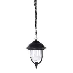 Lámpara colgante para jardín Serie Farolillo Elegant IP44 Negro