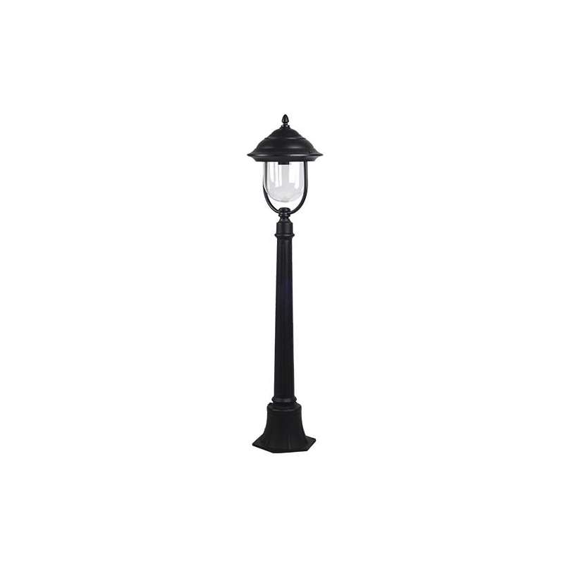 Lámpara de pie para jardín Serie Farolillo Elegant IP44 Negro