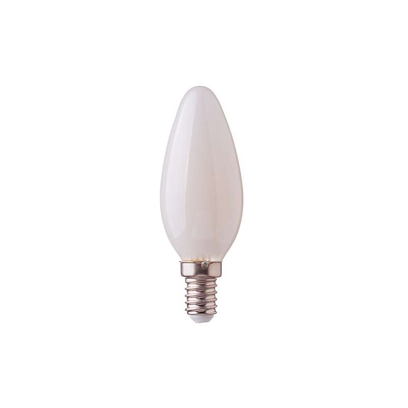 Lámpara led vela White Cover E14 4W 300°