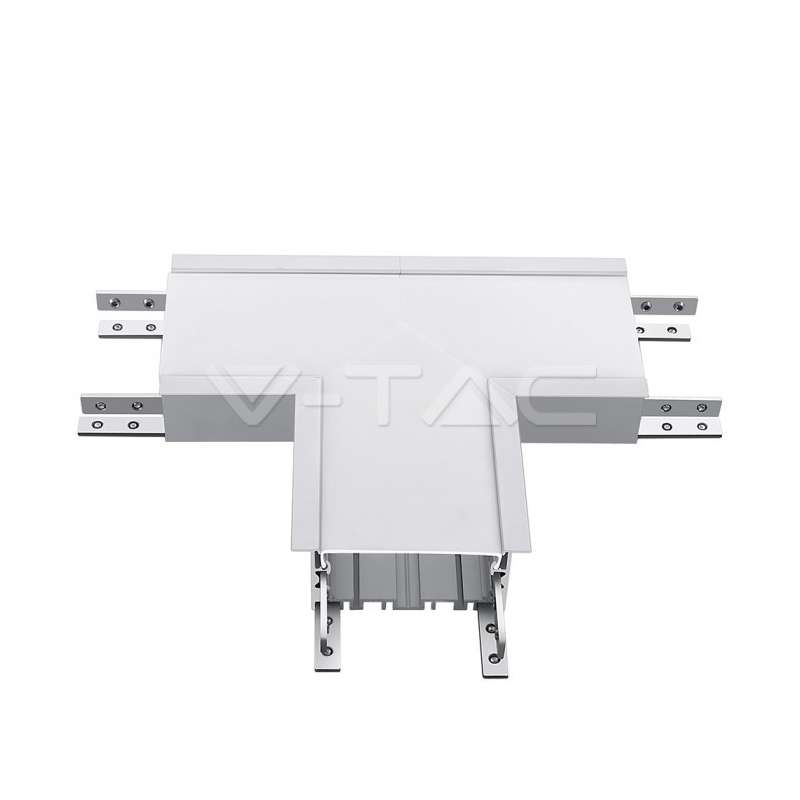 Conector T para módulo empotrable lineal LED Samsung Blanco LINKABLE