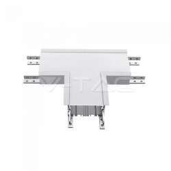 Conector T para módulo empotrable lineal LED Samsung Plata LINKABLE