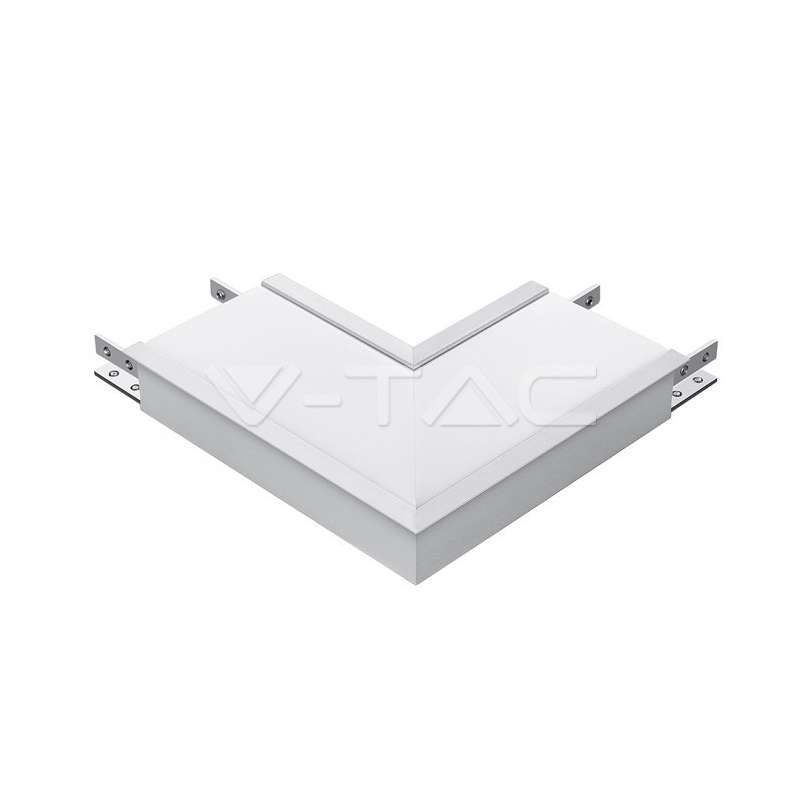 Conector L para módulo empotrable lineal Maxi LED Samsung Blanco LINKABLE