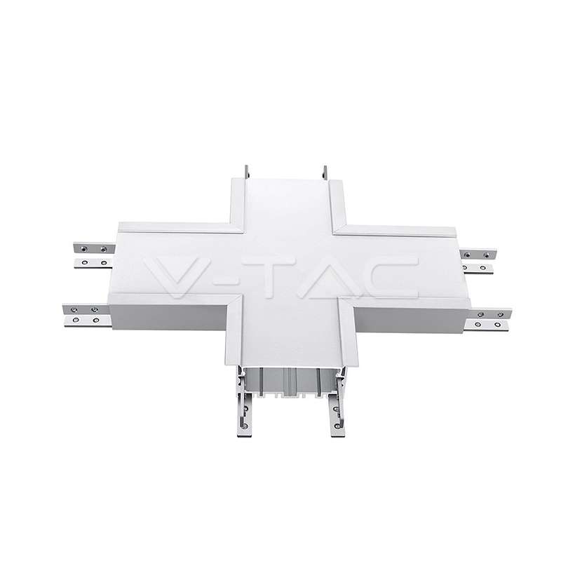 Conector X para módulo empotrable lineal LED Samsung Blanco LINKABLE