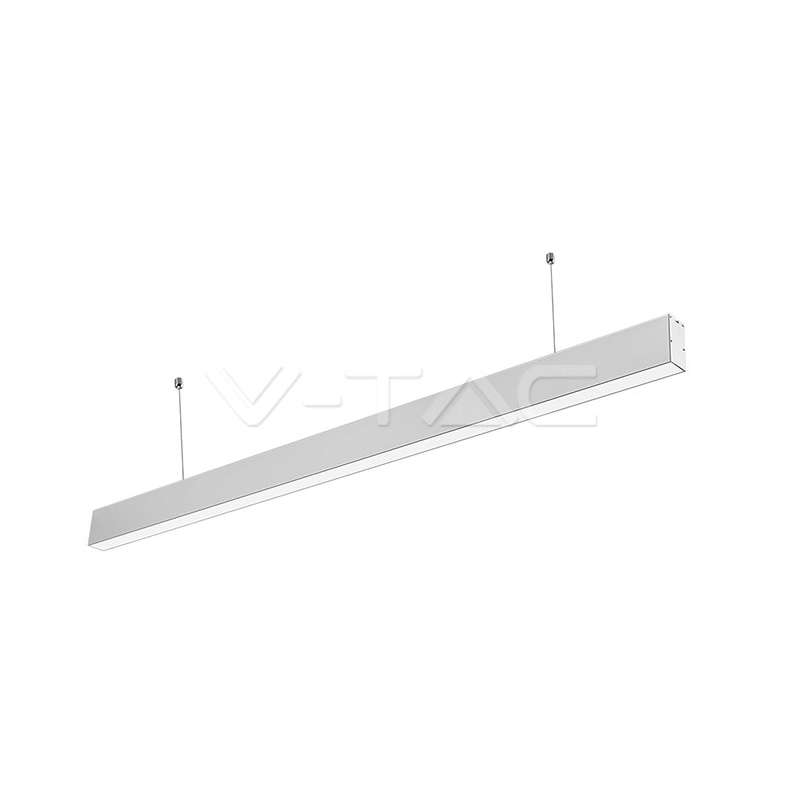 Lámpara colgante lineal LED Samsung 40W Blanca V-TAC PRO LINKABLE