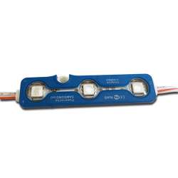 Módulo LED para rotulación Azul 0.72W 3LED IP67 12V Diodo SMD5050