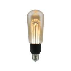 Bombilla LED Filament Amber Cover T60 E27 2200K 5W 300°