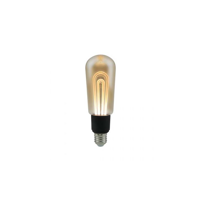 Bombilla LED Filament Amber Cover T60 E27 2200K 5W 300°