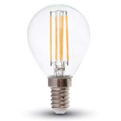 Bombilla LED globo filamento E14 P45 2700K 4W 300°