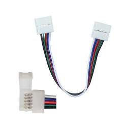 Conector flexible para tira LED SMD 5050 RGB+Blanco DC