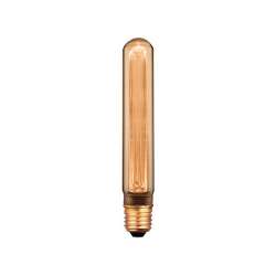 Bombilla LED filamento Tubular Amber Cover E27 T30 1800K 2W 300°