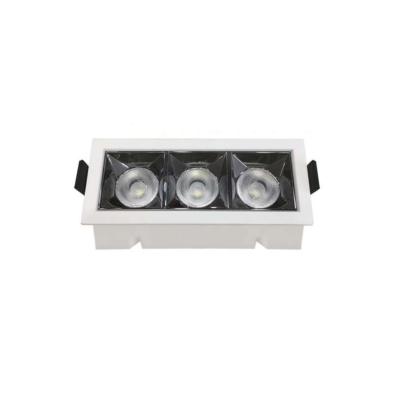 Downlight LED Reflector empotrable rectangular 12W 12°