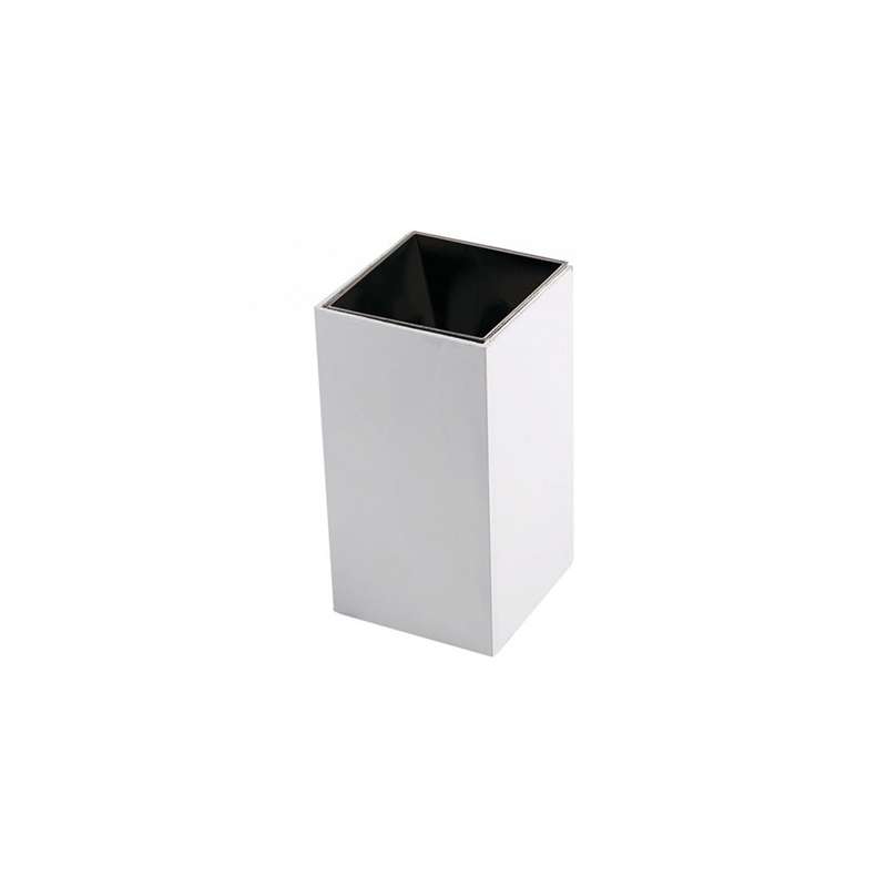 Aplique superficie para bombilla LED GU10 elegant rectangular negro+blanco