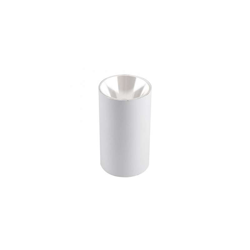 Aplique superficie para bombilla LED GU10 elegant cylindrical blanco