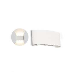Aplique LED de pared Serie Exclusive 6W 150° IP54 Blanco