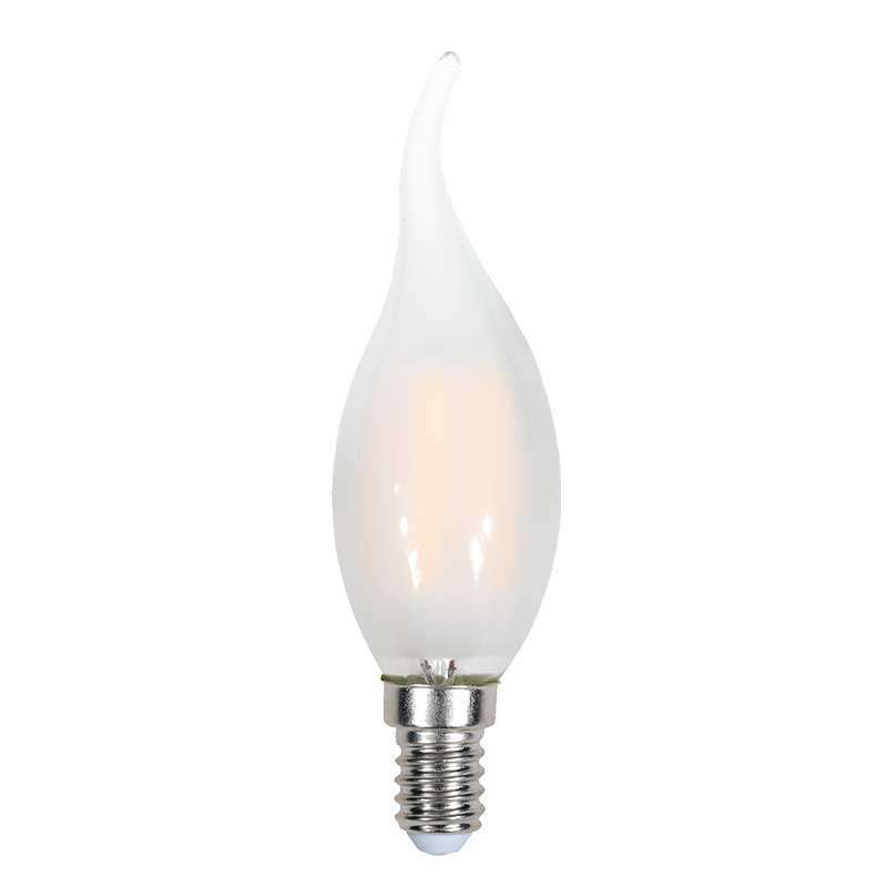 Bombilla Led filamento vela decorativa E14 6W 2700K