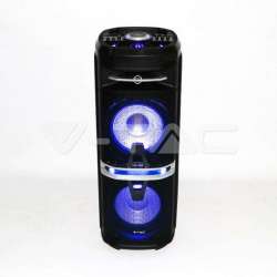 Altavoz portátil recargable Wireless Speaker 120W RGB + micrófonos